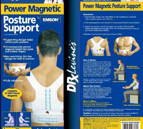 Posture sport vest, lumbar therapy vest/magnetic lumbar correction